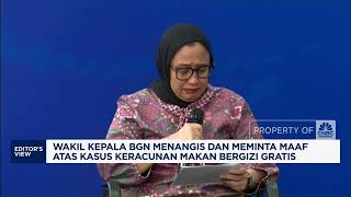 Wakil Kepala BGN Menangis, Meminta Maaf Banyak Siswa Keracunan
