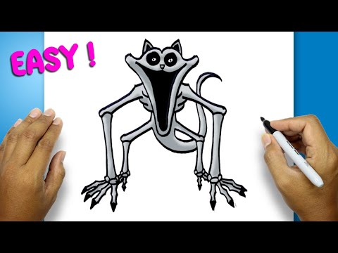 How To Draw Nightmare Catnap From Poppy Playtime Chapter 3 | Smiling Critters Drawing