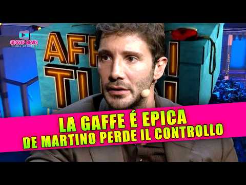 Epica Gaffe ad Affari Tuoi: Stefano De Martino Perde il Controllo!