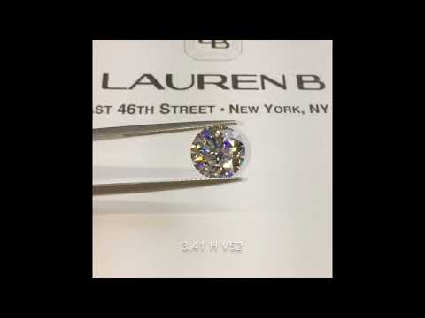 Rounds 3.0-3.41ct H-J Color VS Clarity