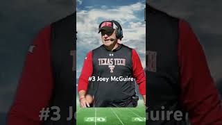 Texas College Football FBS Coach Rankings #ncaafootball #texastechfootball #joeymcguire