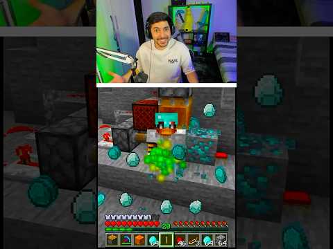 قلتش دايموند لا نهائي 🤑!! #minecraft #ماين_كرافت