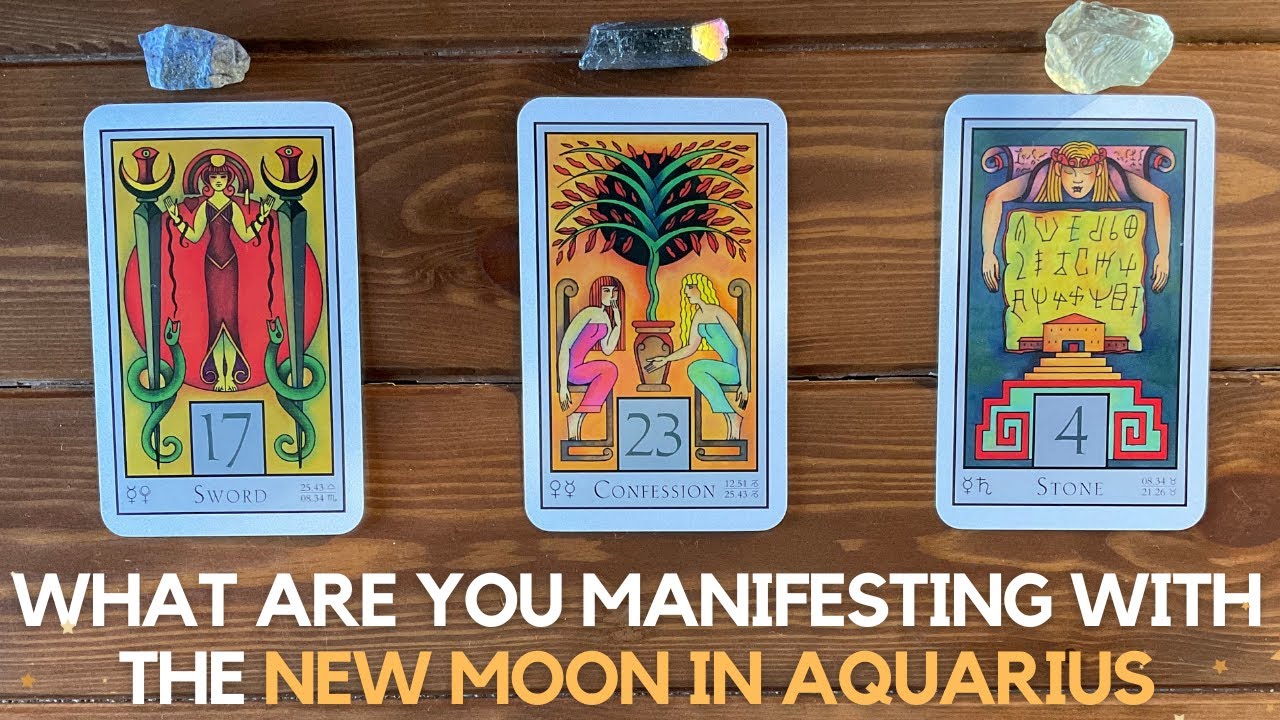 What Are You Manifesting With The New Moon in Aquarius! Pick A Card
