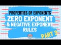 Applying Zero and Negative Exponent Rules
