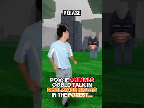 IF ANIMALS Could TALK In ROBLOX 99 NIGHTS💀🐺‼️