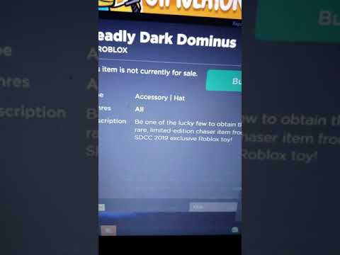 Deadly Dark Dominus Toy Code 07 2021 - sdcc roblox toy dominus