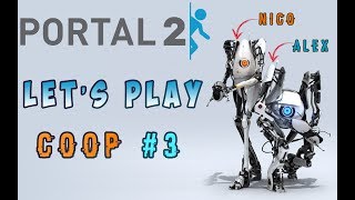 VOUS N'AUREZ PAS LA FIN !! Portal 2 Coop #3 Let's play by Alex ft. Frattix