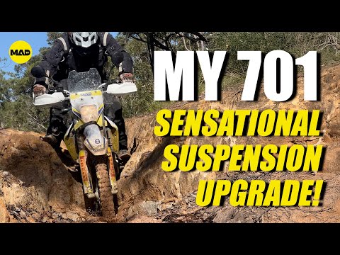Husqvarna 701 fork upgrade: Real-World Adventure Ride Review WP Explorer Pro Closed Cartridge Forks