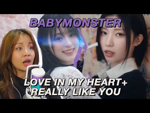 OG YG STAN's POV— BABYMONSTER "Love In My Heart" & "Really Like You" M/V (+first-time song listens!)