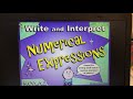 Exploring Numerical Expressions and Operations