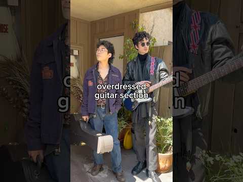 Overdressed Guitarists Vs. Underdressed Rhythm Section #bandhumor #bandmemes #indieband