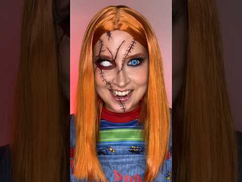 Chucky makeup transformation 🔪 #makeup #halloween #chucky