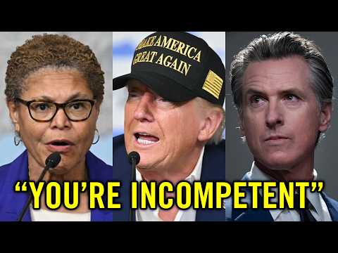Trump TORCHES California Democrats in FACE-TO-FACE Press Conference