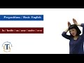 Understanding Prepositions with a Bunny