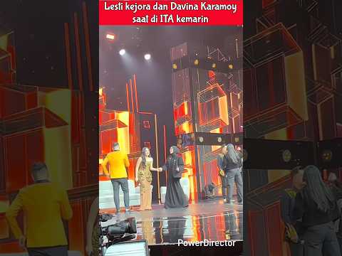 Lesti kejora dan Davina Karamoy saat di ITA kemarin #lestikejora #rizkybillar #leslar #lestibillar