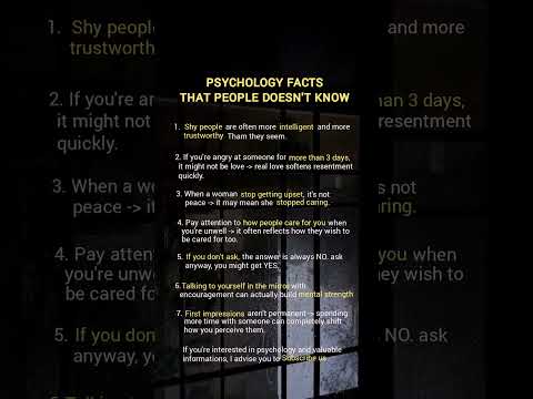 Psychology Facts That people doesn't know #psychologyfacts #quote #mindset #motivation