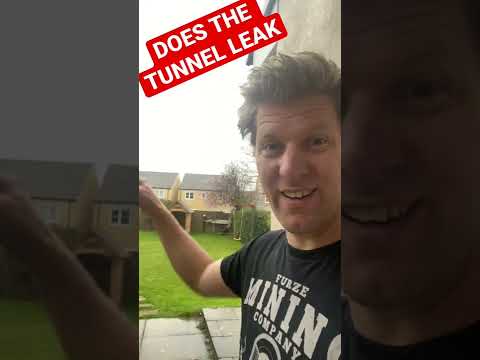 Does the Tunnel LEAK when it Rains #shorts