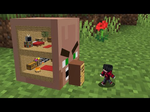 ถ้าเกิด!! มีบ้านหัวชาวบ้านจิ๋ว $1,000,000 เหรียญ อยู่ในหมู่บ้านคนจน - (Minecraft คนรวยคนจน)
