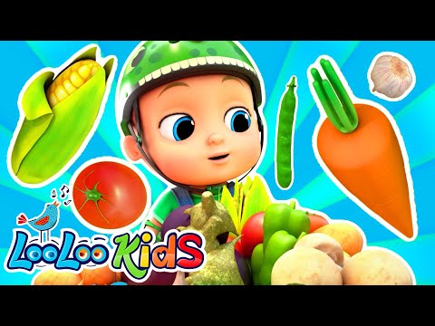 🥦Yummy Yummy Vegetables Song 🥦- Learn Veggies with LooLoo Kids Nursery Rhymes and Kids Songs