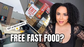 Taxpayers Are Angry! McDonald’s Now accepting EBT/ Food Stamps?!