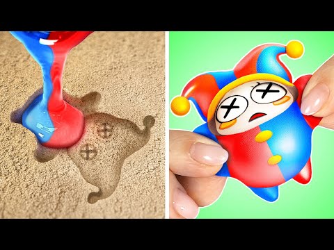 What happened to Pomni? Giant Game Of Clue With Detective Jax, Mario and Barbie!