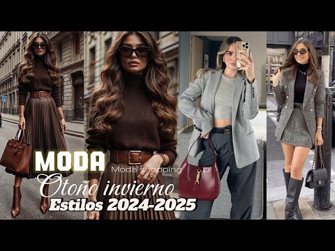 LA ROPA DE MODA ESTILO OTOÑO INVIERNO TENDENCIAS 2024/2025