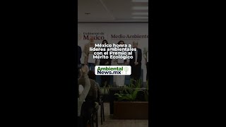 El Premio al Mérito Ecológico 2024-2025 reconoció a siete ganadores en seis categorías. Alicia Bárce