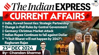 Indian Express Analysis | 23rd December 2024 | The Indian Express Newspaper Analysis