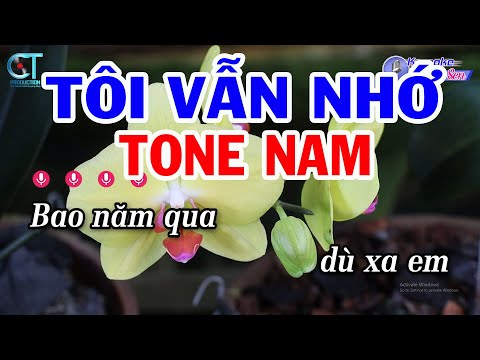 Karaoke Tôi Vẫn Nhớ Tone Nam ( Gm ) Nhạc Sống Đồng Sen