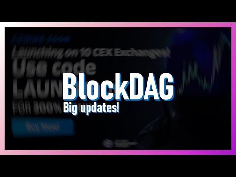 BlockDAG - Big updates and new Leader Marius Bock! 10% affiliate cashback! 300% BONUS!