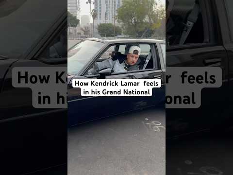 How Kendrick Lamar feels in his Grand National #kendricklamar #grandnational #gnx