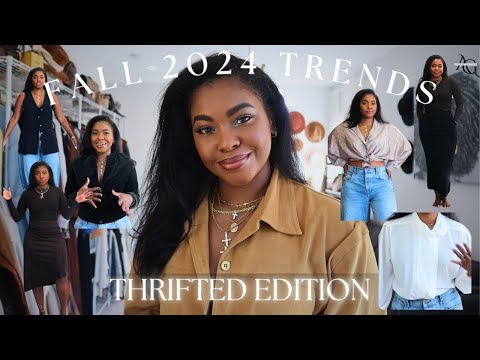 FALL TRENDS: Thrifted Edition || the IT colors of the season, chic blouses, maxi skirts + more