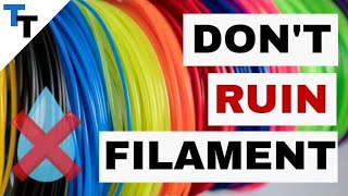 Stop Ruining Your 3D Prints - Learn How to Store Filament