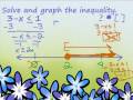 Graphing and Solving Inequalities