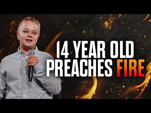 14 Year Old Preaches Fire to Adults at Church