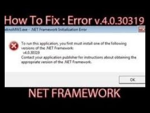 net framework v4.0.30319 free download for windows 7 32 bits