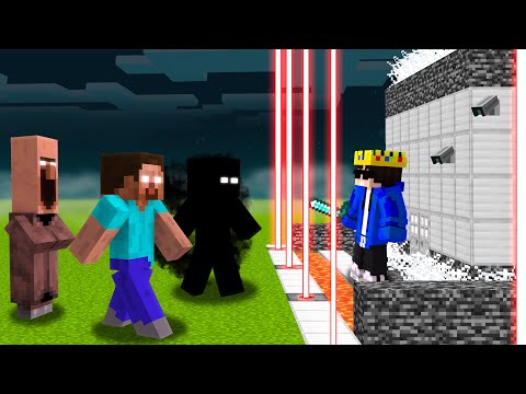 Scary Myths vs Security House In Minecraft