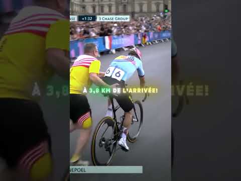 Le moment le plus légendaire de l'histoire des JO 🥶 #remcoevenepoel #cyclism