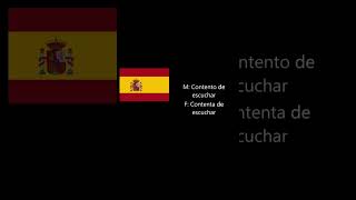 "Happy to hear" in 6 languages #learning #languages #multilanguage
