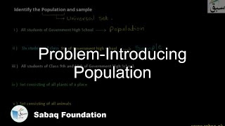 Problem-Introducing Population