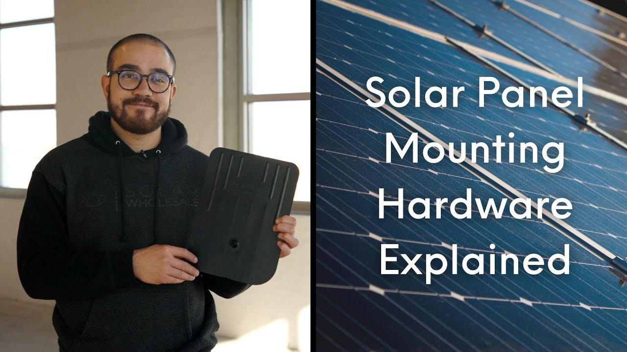 DIY Solar Panel Mounting Hardware Explained