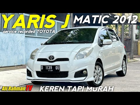 DIJUAL MURAH❗️KEREN❗️YARIS J MATIC TAHUN 2012 ALI RAHMAN TV