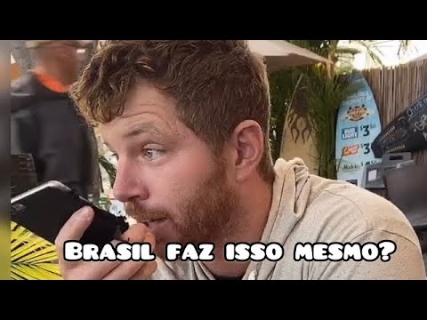 AMERICANOS ACHAM esse hábito Brasileiro estranho #shorts