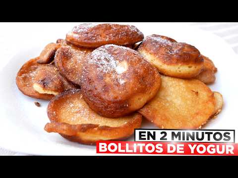 Bollitos de YOGUR Listos en 2 MINUTOS  Ricos y Deliciosos ¡Bollos Griegos!