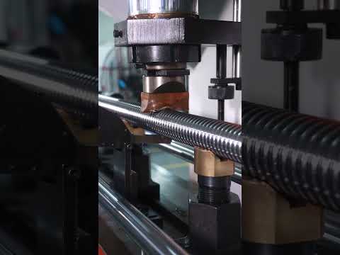 Yiheda ball screw Straightening process,Anyone need a screw?#automation #shorts #maker