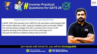 #04 इस तरह के सवाल GATE में आ सकते  हैं, क्या आप तैयार हैं? | Creative Question by Sohail Sir
