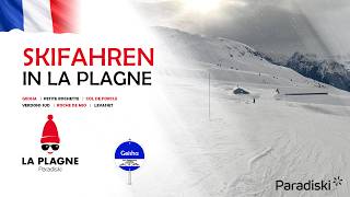 La Plagne (Paradiski) - Piste Geisha (blau) - Champagny en Vanoise