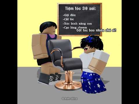 Khi tôi đi cắt tóc kiểu 🤣 #roblox #anhroblox