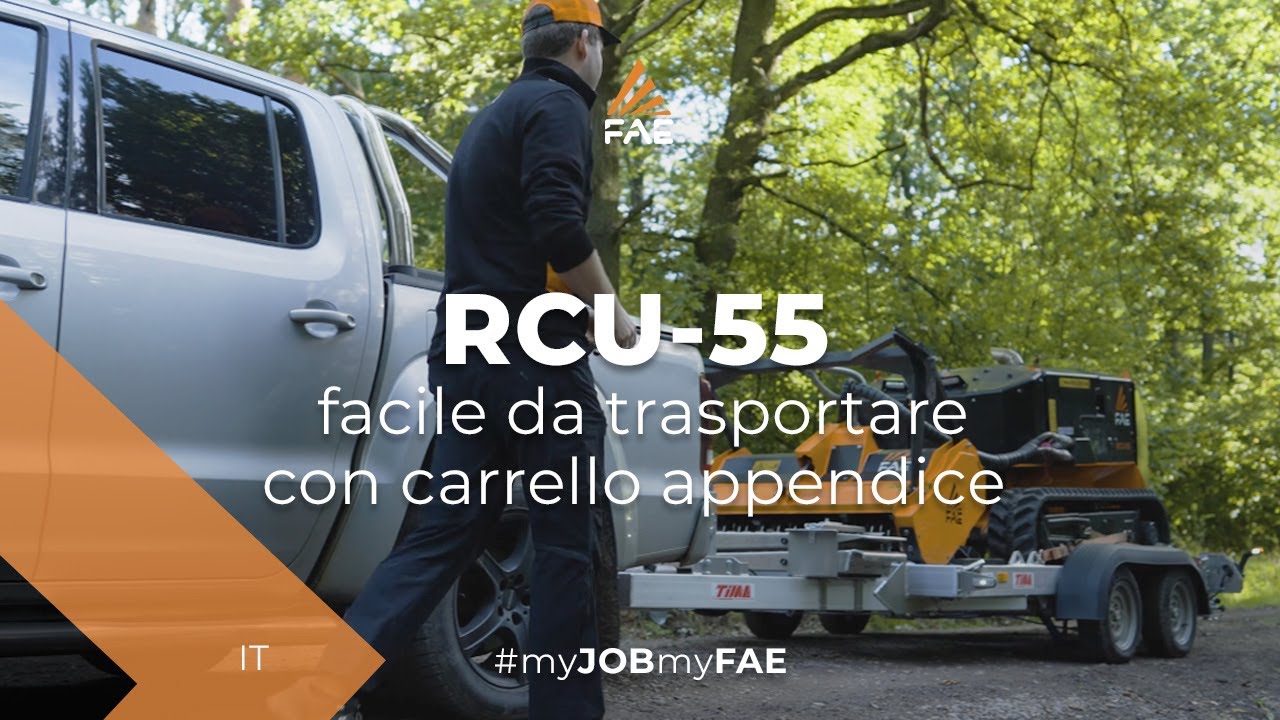FAE RCU-55: potenza compatta e facile da trasportare con carrello appendice!