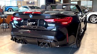 2026 BMW M4 Competition xDrive Convertible 523HP Black Sapphire Metallic | In-Depth Walk Around
